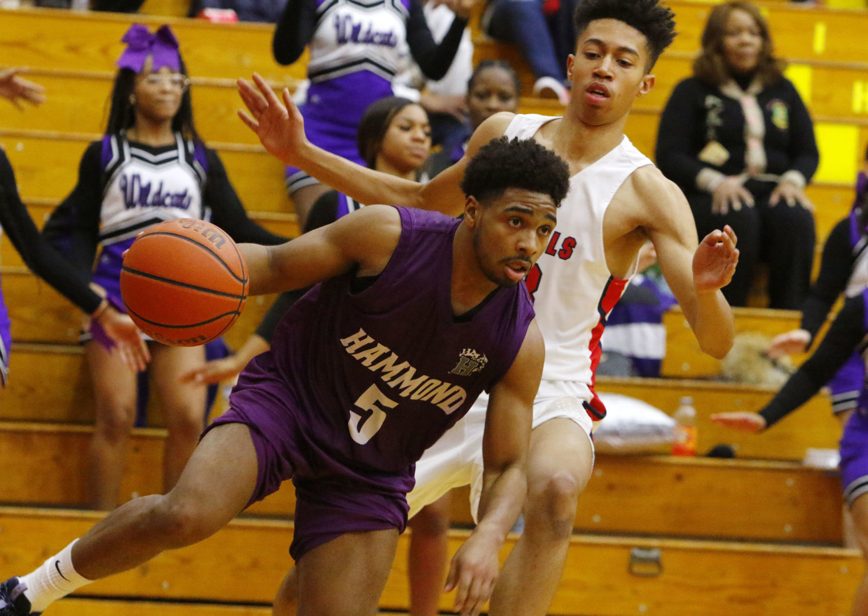 Hammond at EC Central boys basketball